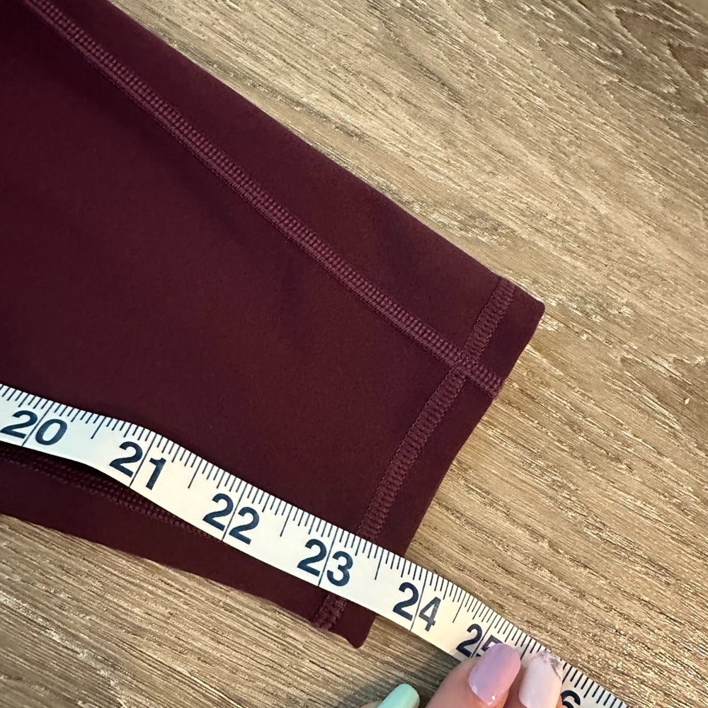 Fabletics Burgundy Full length Legging - Medium - Picture 12 of 14